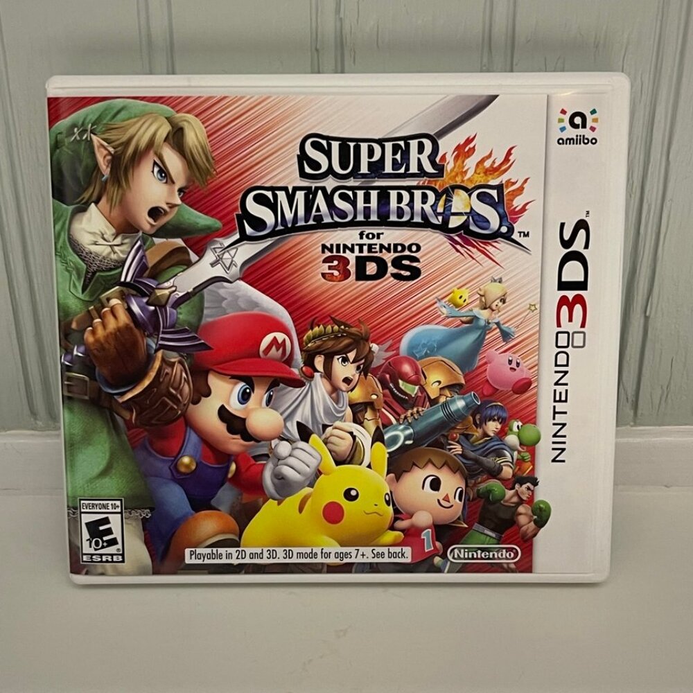 🔥HP🔥 Nintendo 3DS Super Smash Bros Video Game - Tested!  Works!